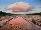 148 - RÍO con nube ROSA (díptico) / FLEUVE avec nuage ROSE (diptyque) / RIVER (...)